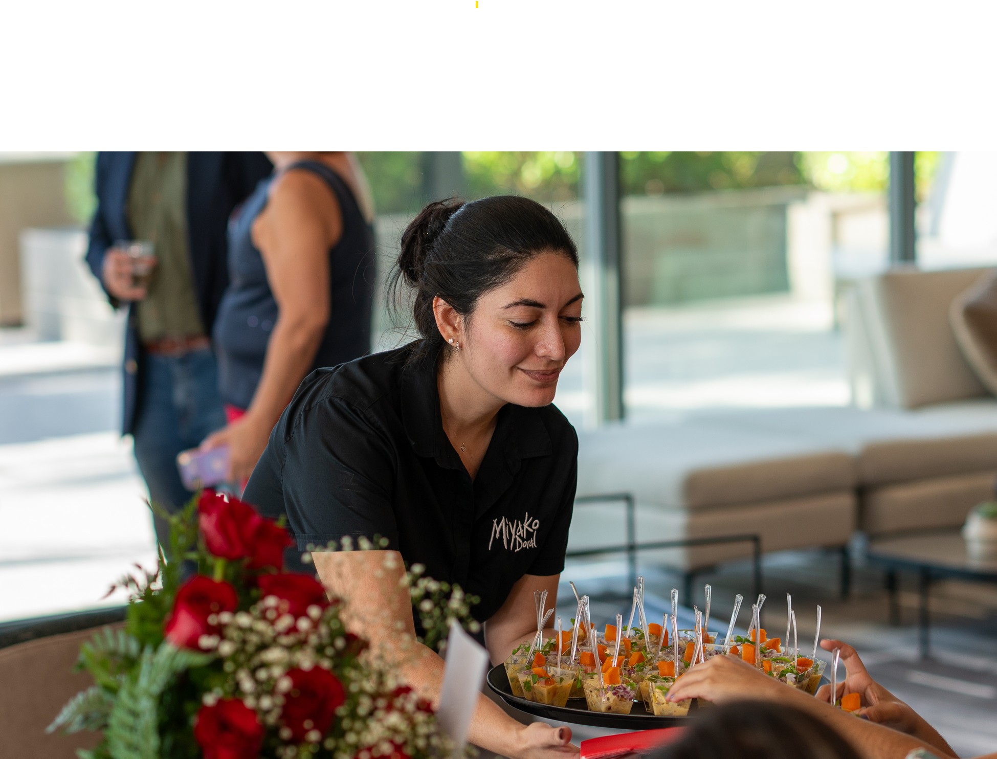 AIM Anniversary event decor and catering